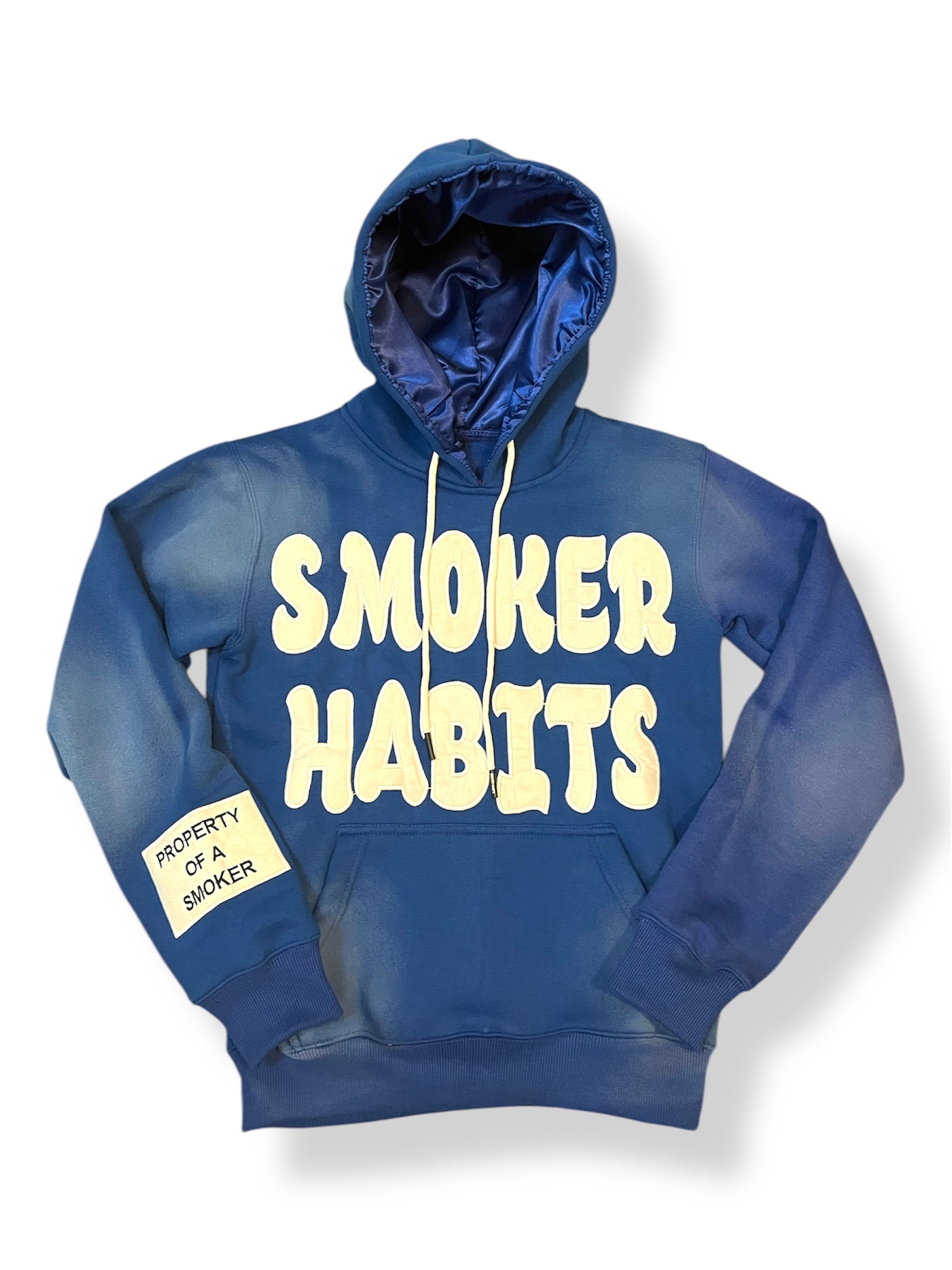 “Property Of A Smoker” Hoodie // Royal Blue