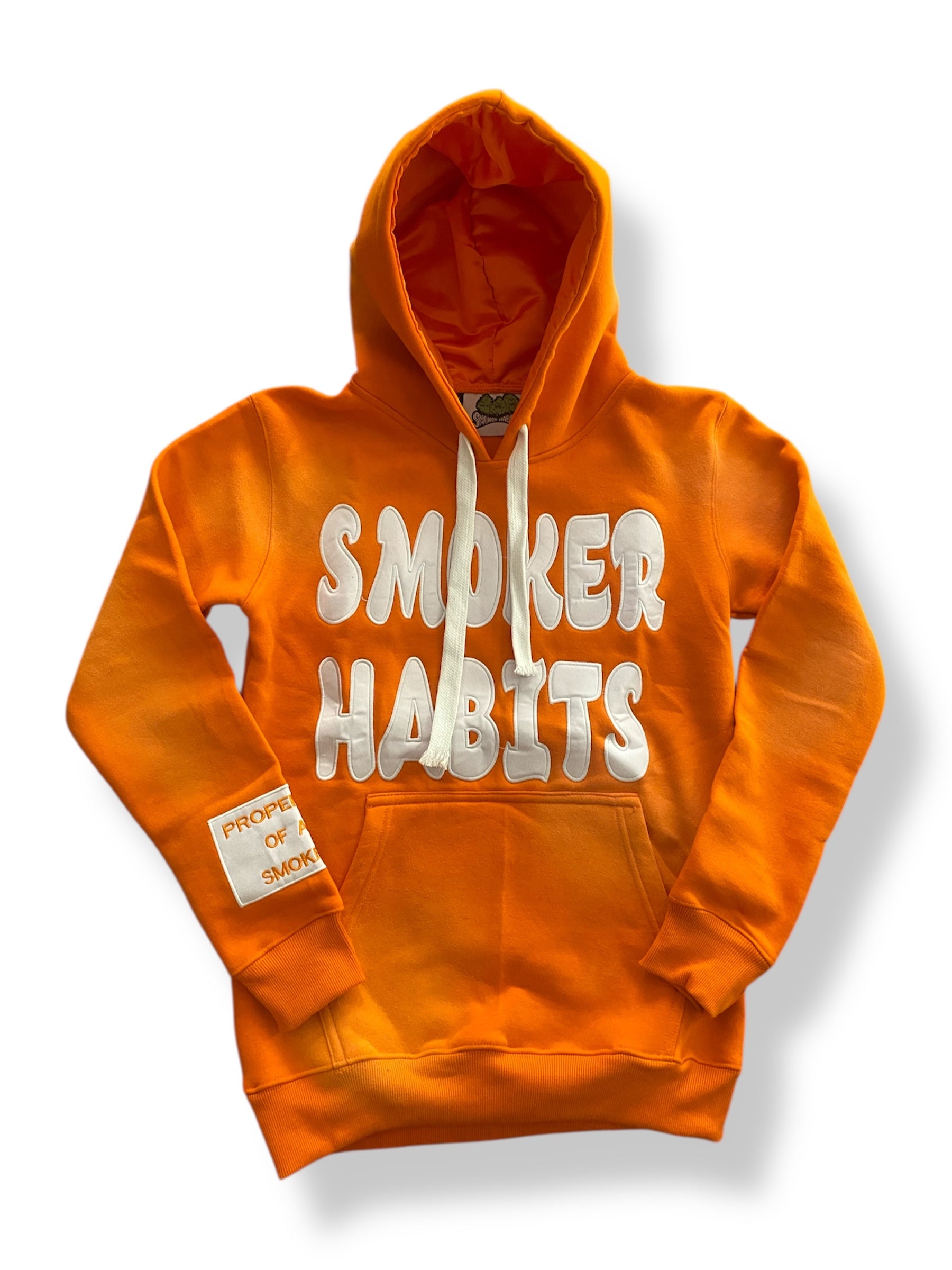 “Property Of A Smoker” Hoodie // Orange
